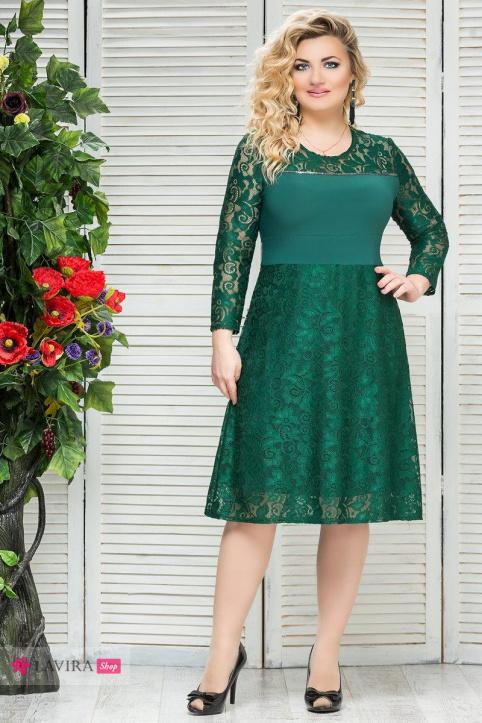 Платье «Маргарита» зеленый SK