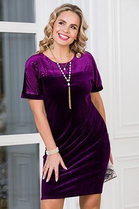 Платье «Дива» фиолетовый
