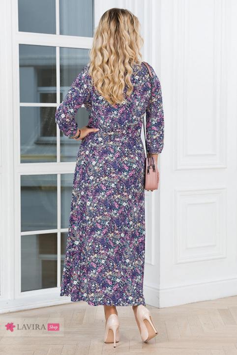 Платье «Адель»  фиолетово-сиреневый
